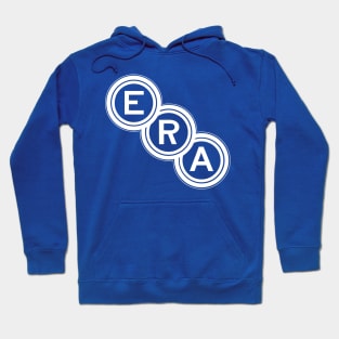 ERA (English Racing Automobiles) emblem (1933-1954) - white print Hoodie